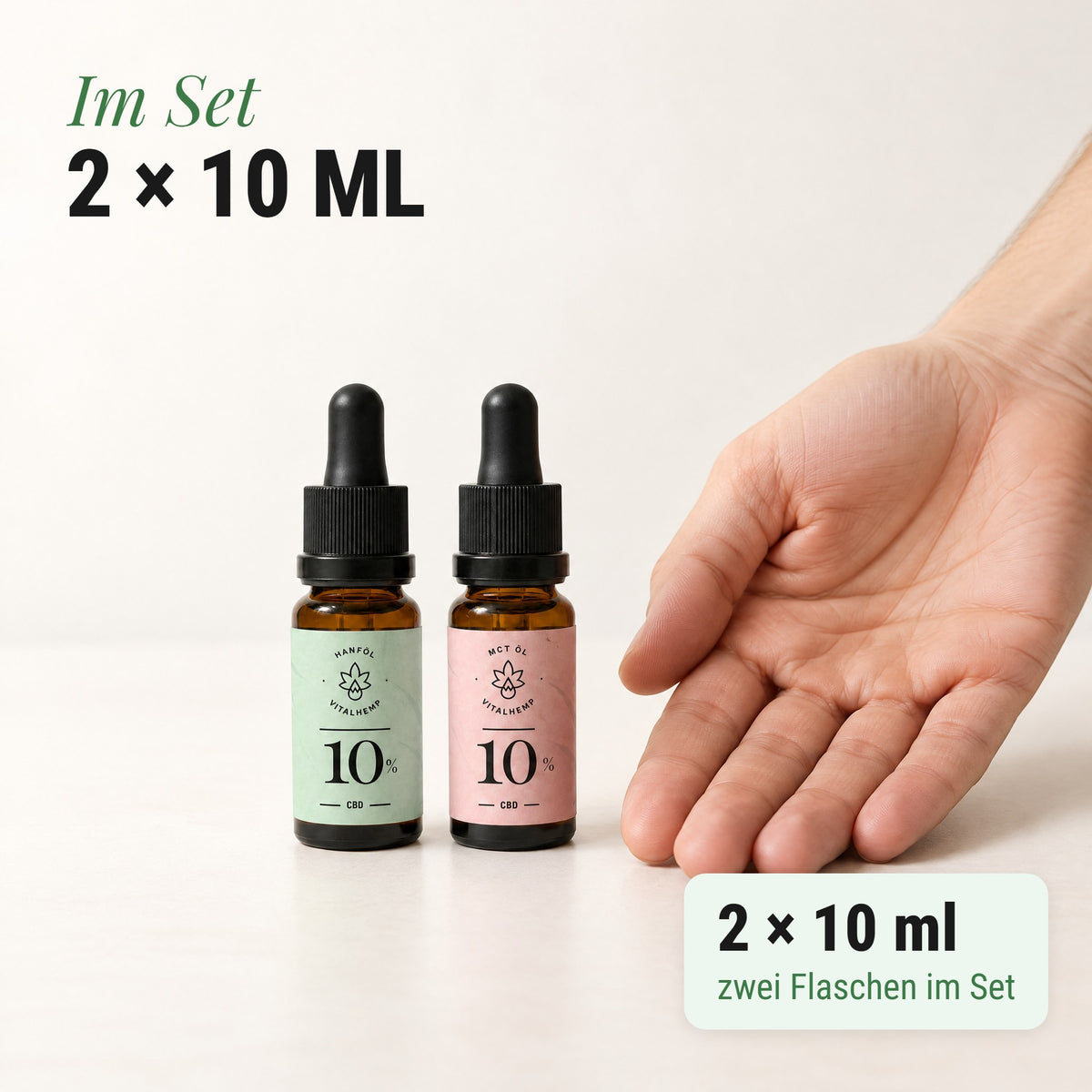 Trägeröl-Probe: Im Set 2 × 10 ml