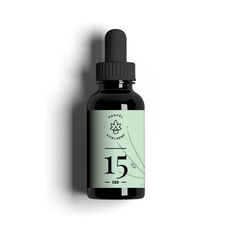 CBD-Öl 15% in Bio-Hanföl - vitalhemp.de