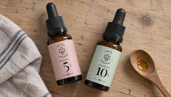 CBD-Öl 5 % oder 10 %: Welche Stärke passt zum Einstieg?