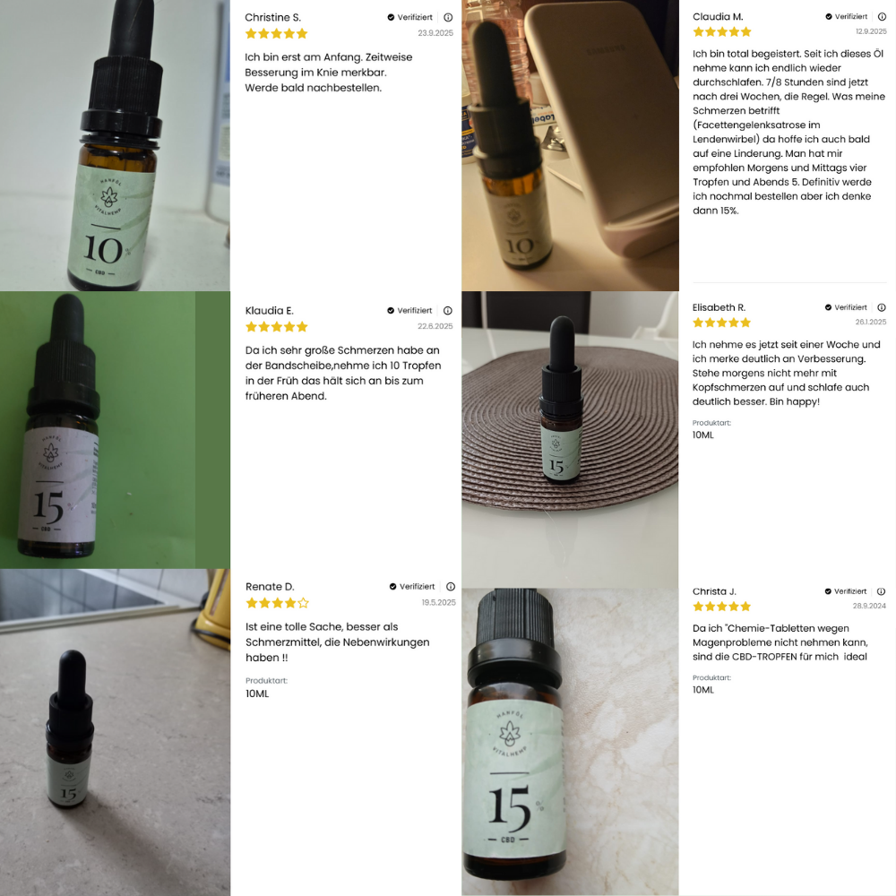 CBD-Öl 15% in Bio-Hanföl