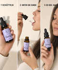 VITALHemp Sleep – Anwendung in 3 Schritten