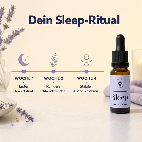 VITALHemp Sleep – Dein Sleep-Ritual Woche 1 2 4