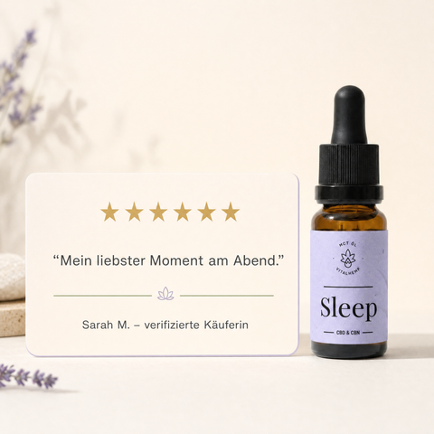 VITALHemp Sleep – Kundenstimme Sarah M
