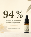 VITALHemp Relief – 94 % Weiterempfehlung