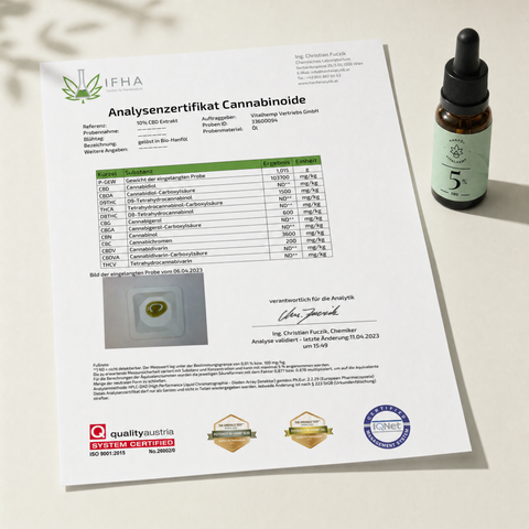 VITALHemp Pure 5% - COA