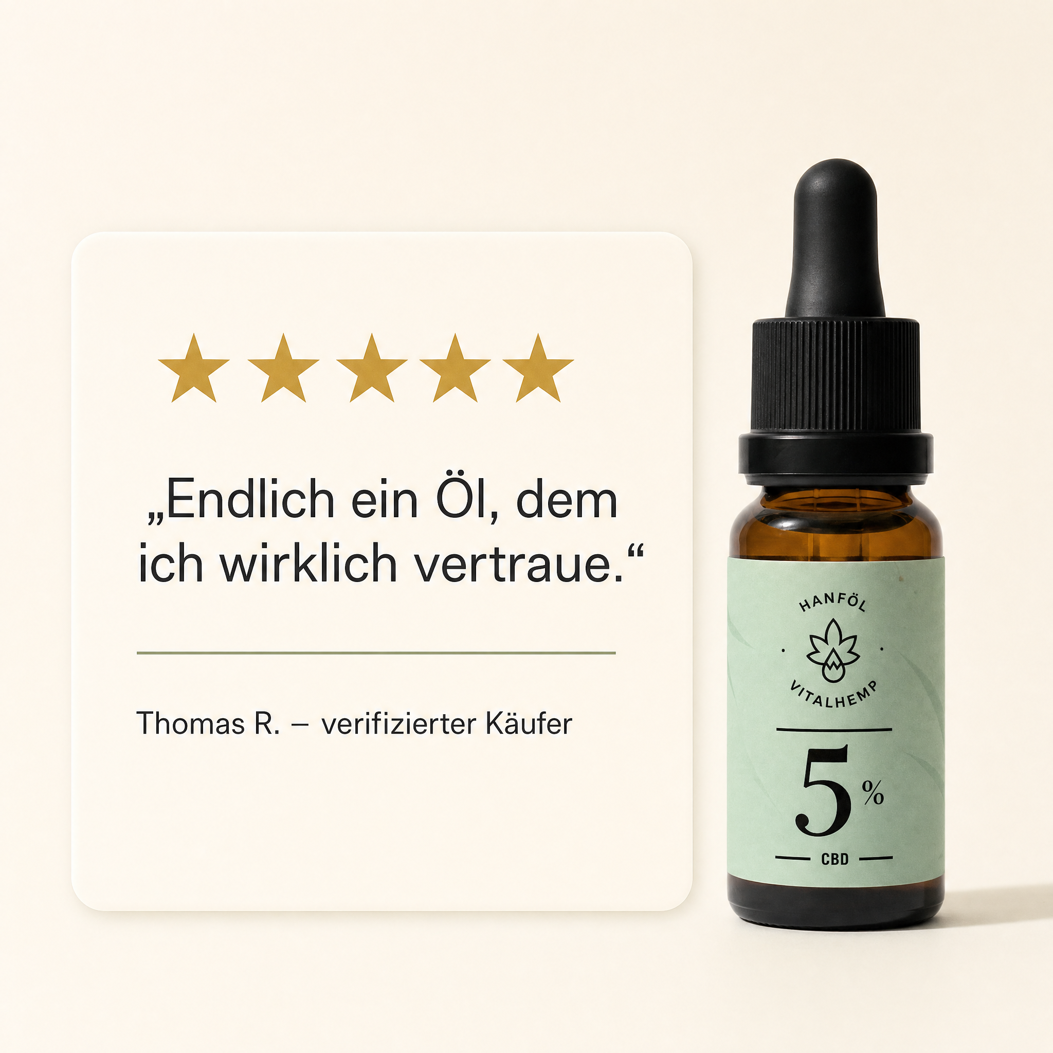 VITALHemp Pure 5% - Kundenstimme