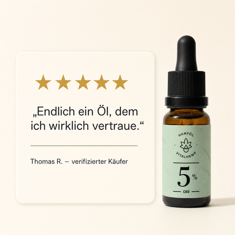 VITALHemp Pure 5% - Kundenstimme