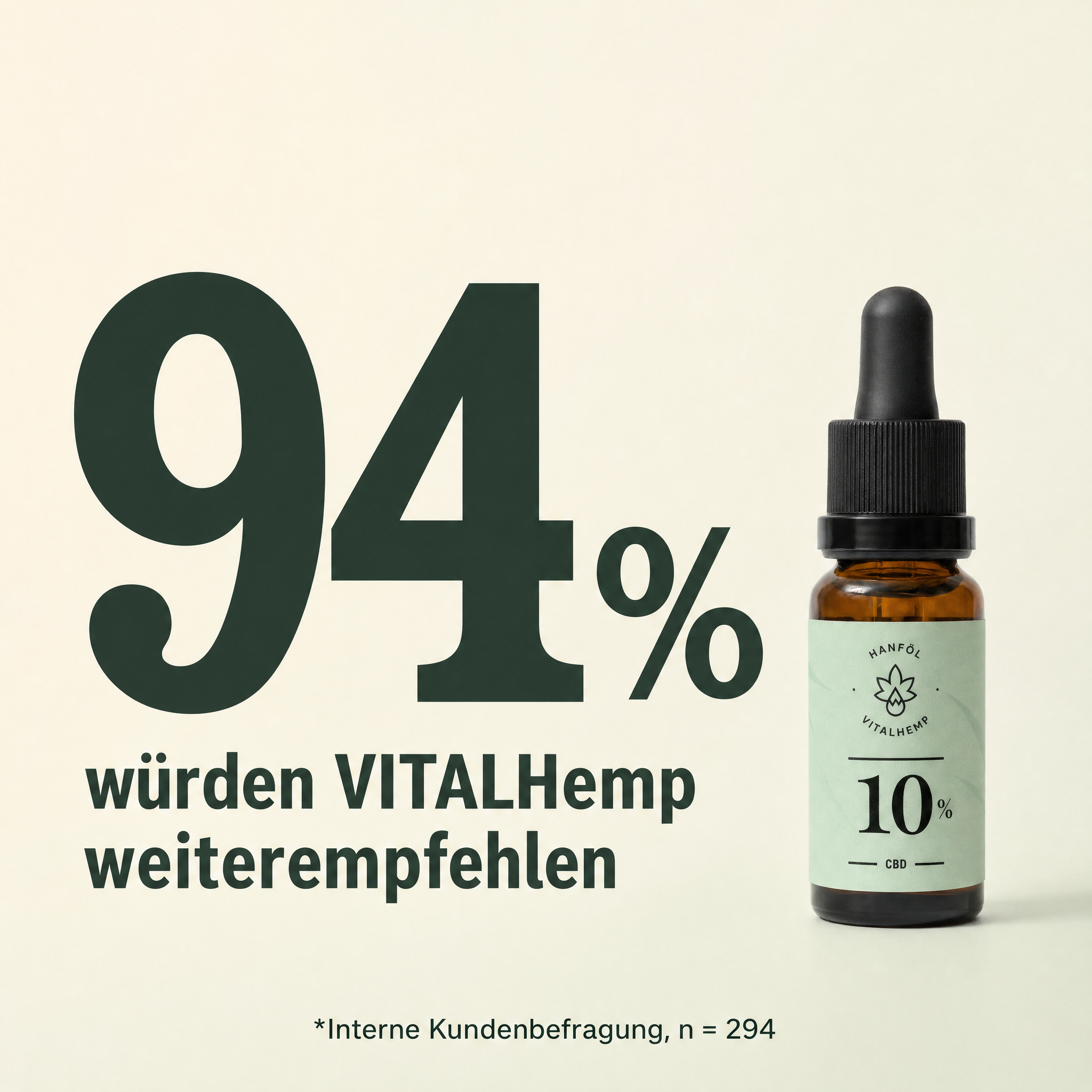 VITALHemp Pure 10% - 94 %
