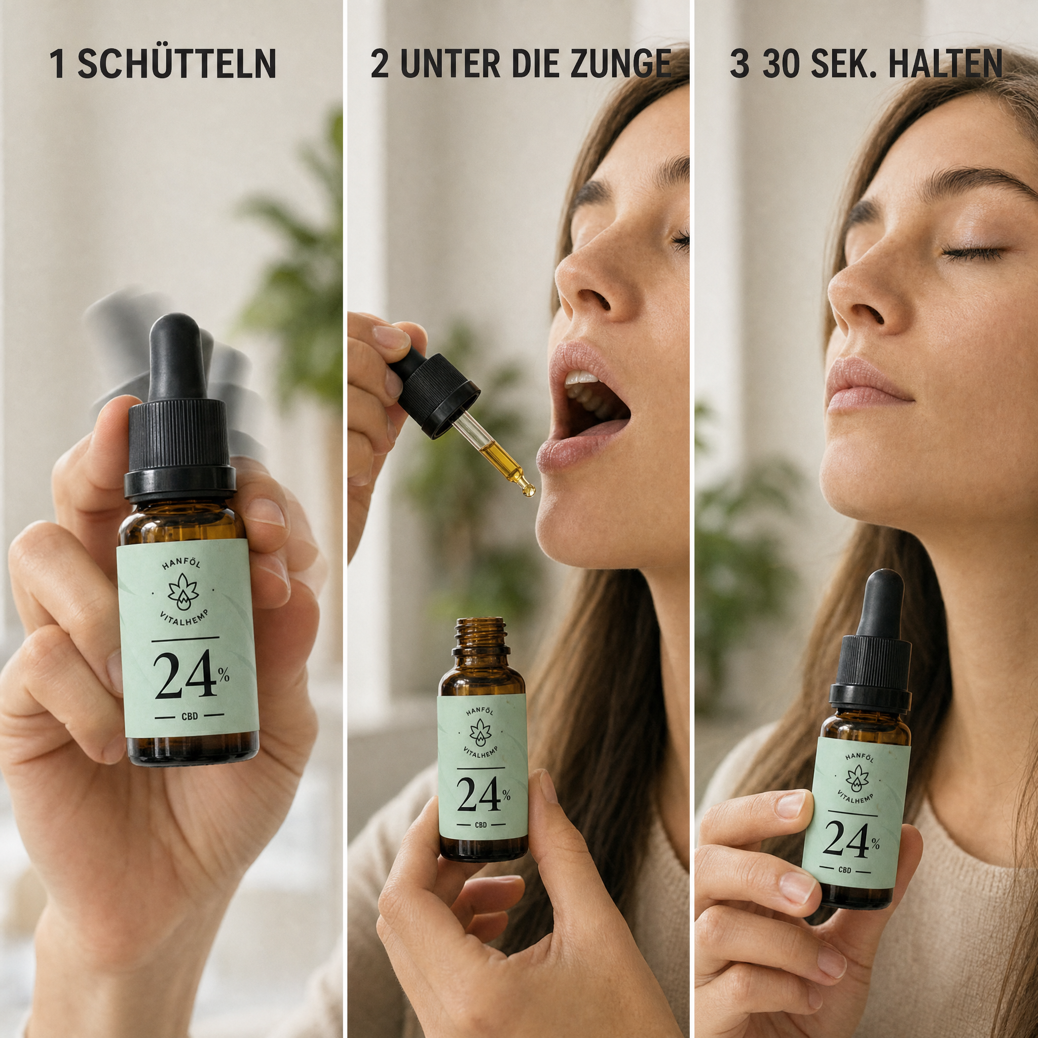 VITALHemp Pure 24% - Anwendung
