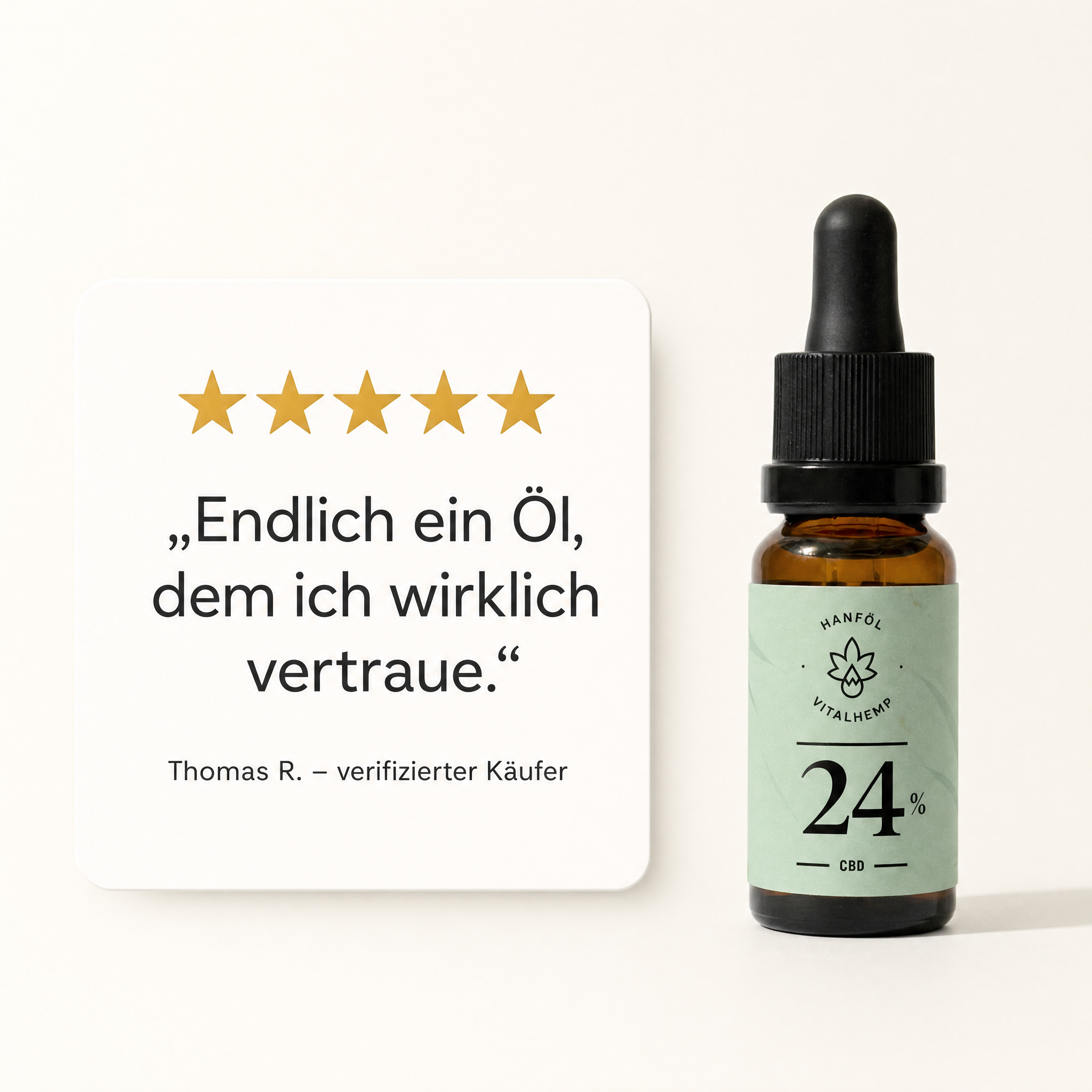 VITALHemp Pure 24% - Kundenstimme