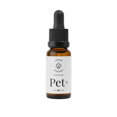 VITALHemp Pet+ CBD 6% Bio-Lachsoel - Hero Packshot