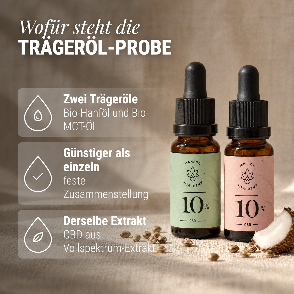 Trägeröl-Probe: Wofür steht die Trägeröl-Probe