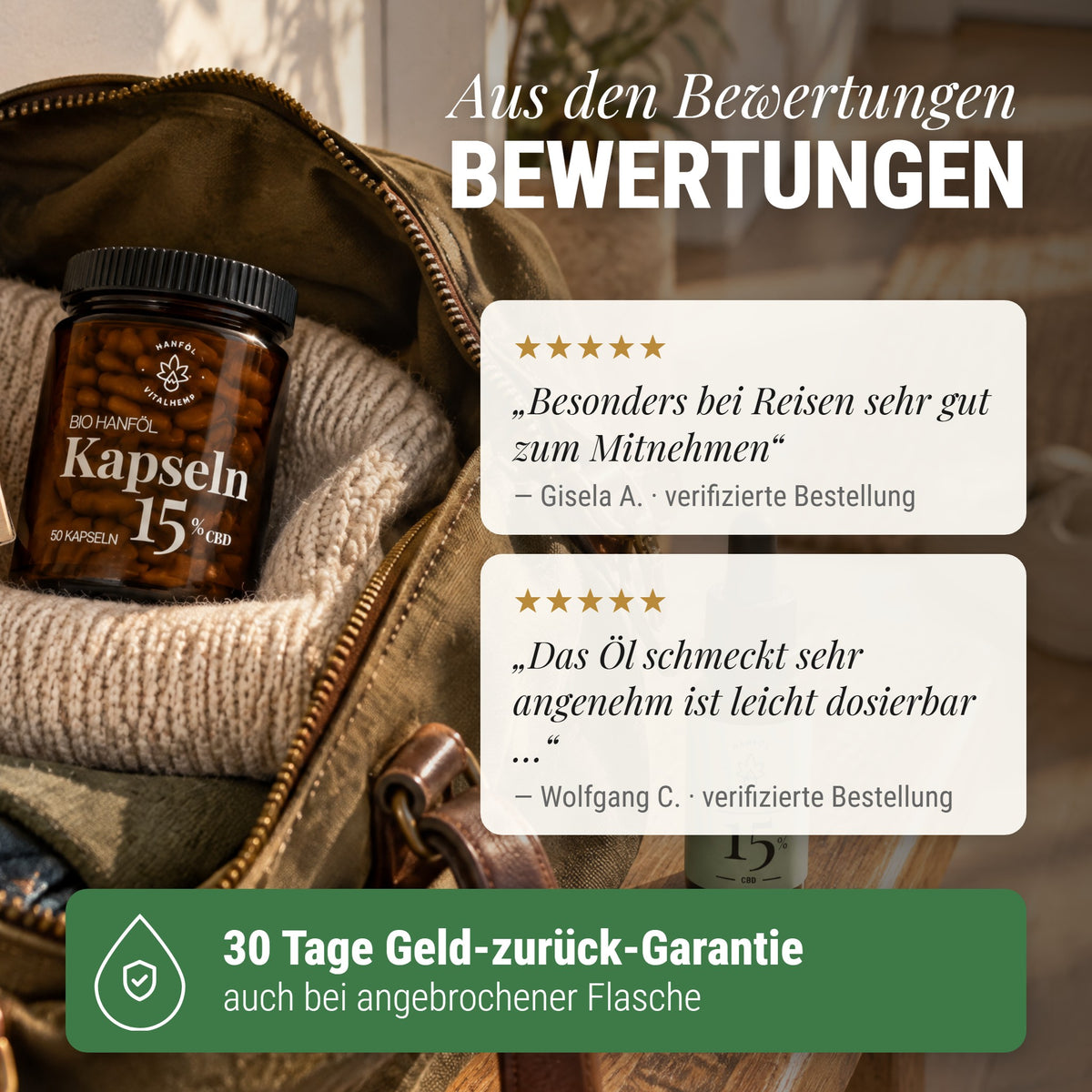 Zuhause-&-unterwegs-Set: Aus den Bewertungen