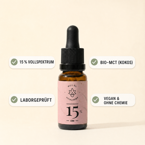 VITALHemp Active 15% MCT – Benefits auf einen Blick