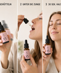 VITALHemp Active 15% MCT – Anwendung in 3 Schritten