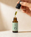 VITALHemp Pure 15% Hanföl – Pipette und Tropfen Makro