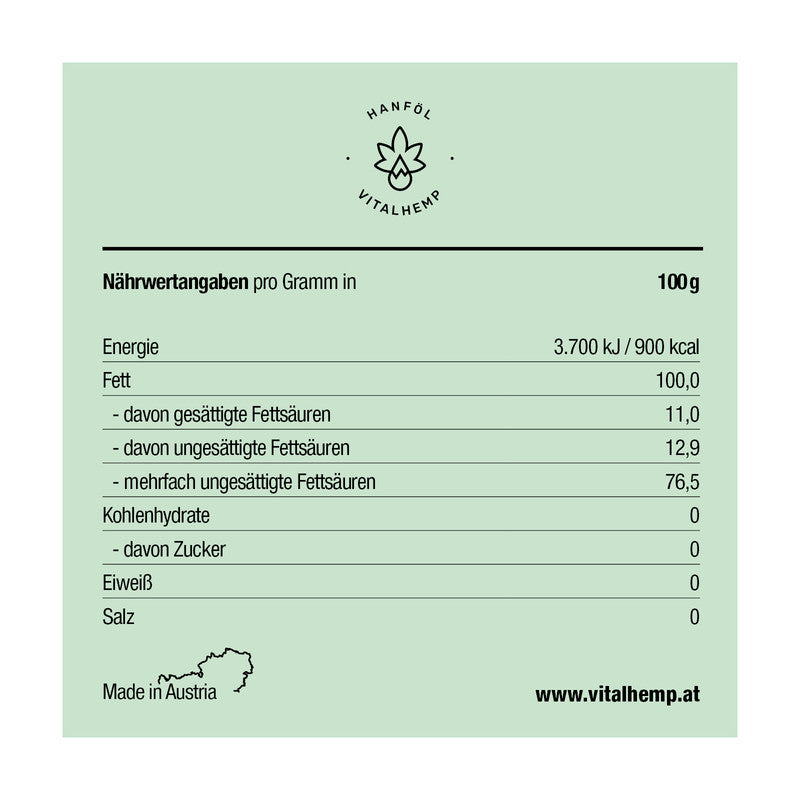 CBD-Öl 24% in Bio-Hanföl - vitalhemp.de