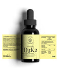 Vitamin D3 + K2 in Bio-Hanföl (15 ml) - vitalhemp.de